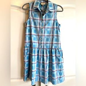 NWT Tuckernuck Westport Trellis Sleeveless Hayes Shirt Dress
